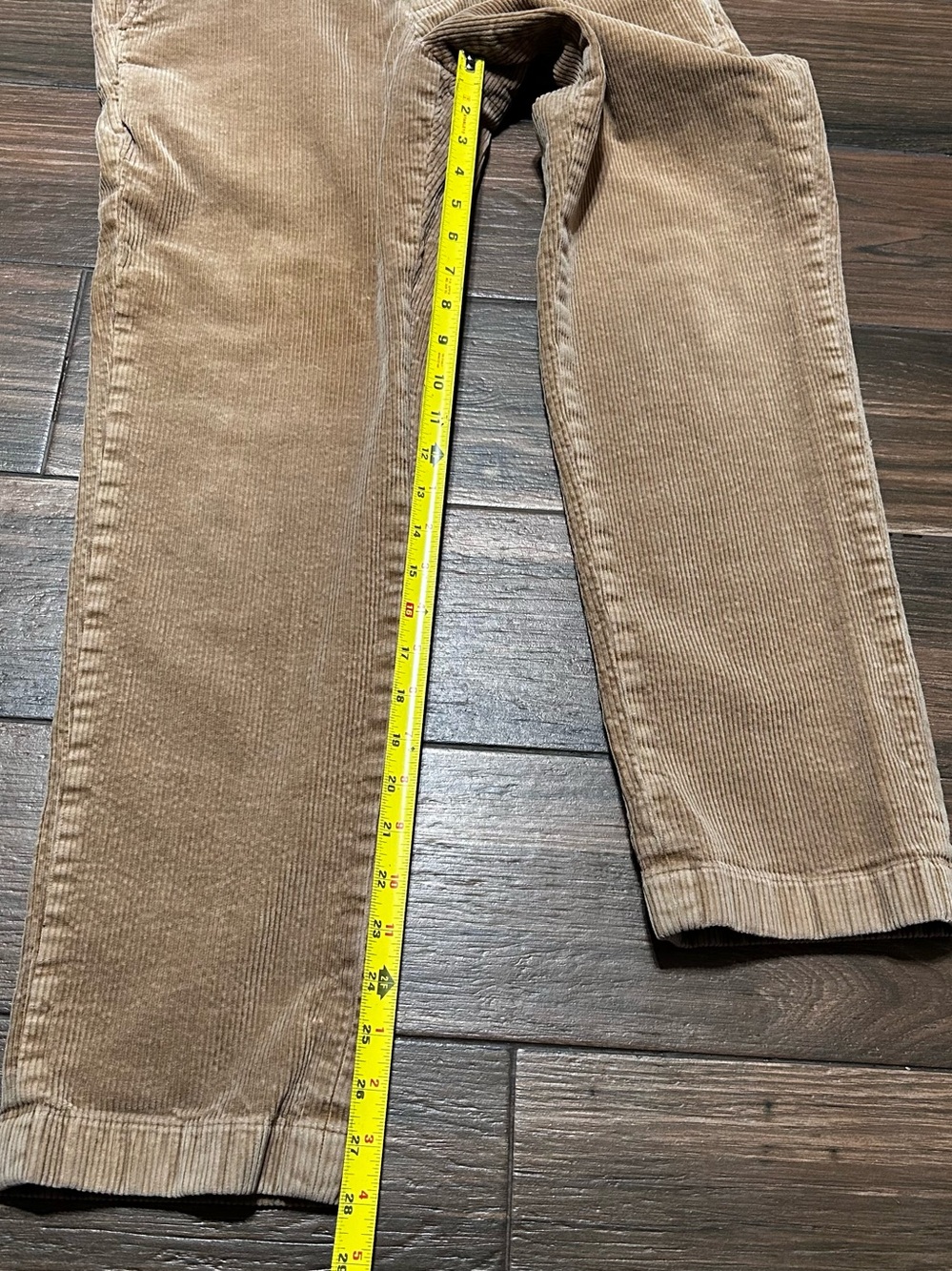 30x28 Brooks Brothers Men’s Clark Fit Corduroy Pants Tan Brown - Picture 4 of 9
